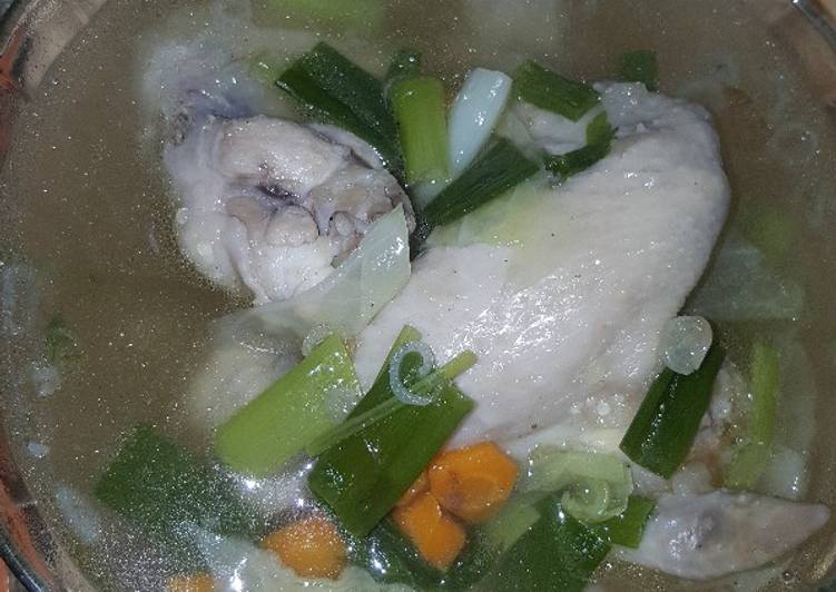 Resep Sop Ayam Tanpa Bumbu Racik Oleh Stevany Azzahra