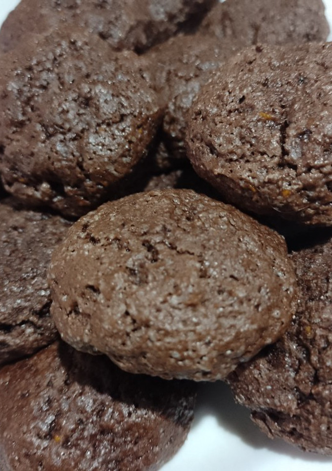 Una foto de Galletitas de Chocolate y Naranja sin Manteca
