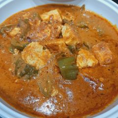Paneer shimla mirch curry A picture of Paneer shimla mirch curry.