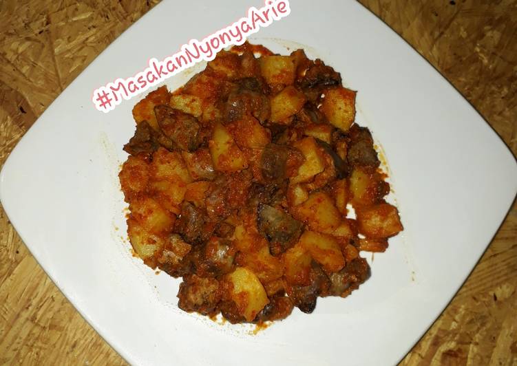 Balado kentang ati