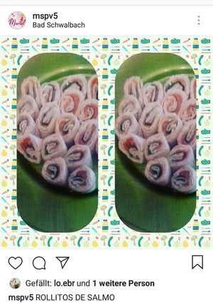 Una foto de Rollitos de Salmón y Espinaca