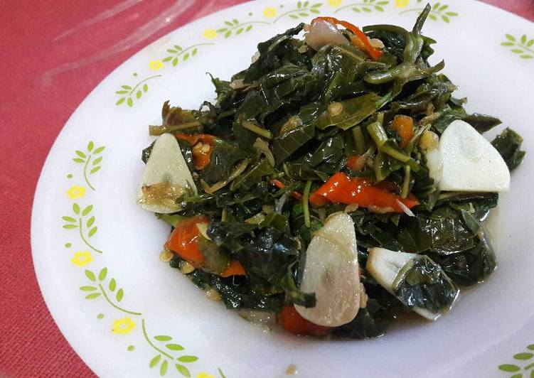 Tumis Daun Singkong, Bayam dan Kangkung