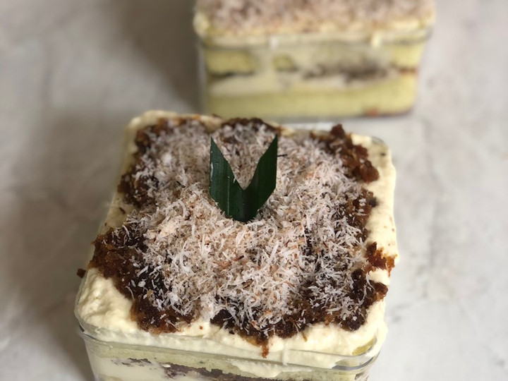 Langkah Mudah untuk Membuat Klepon cake dessert box yang Sempurna