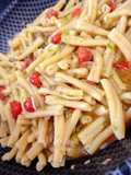 Macarrão com sardinha e tomatinhos