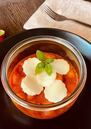 A picture of Gnocchi alla Sorrentina in Microwave Jar Cooking.