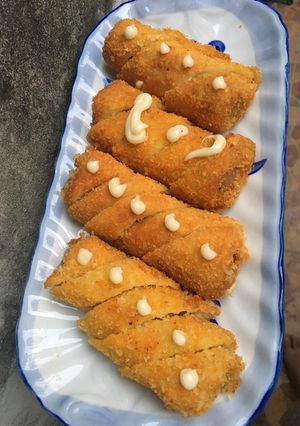 Foto resep Roti Gulung Sosis Keju