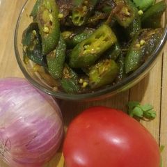 A picture of Lady'finger masala.