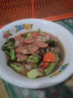 Foto resep Brokoli sosis masak saus tiram