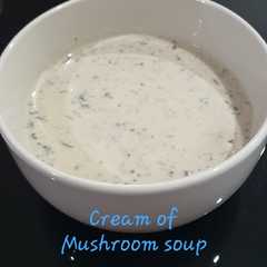 รูปของ Sup cream jamur