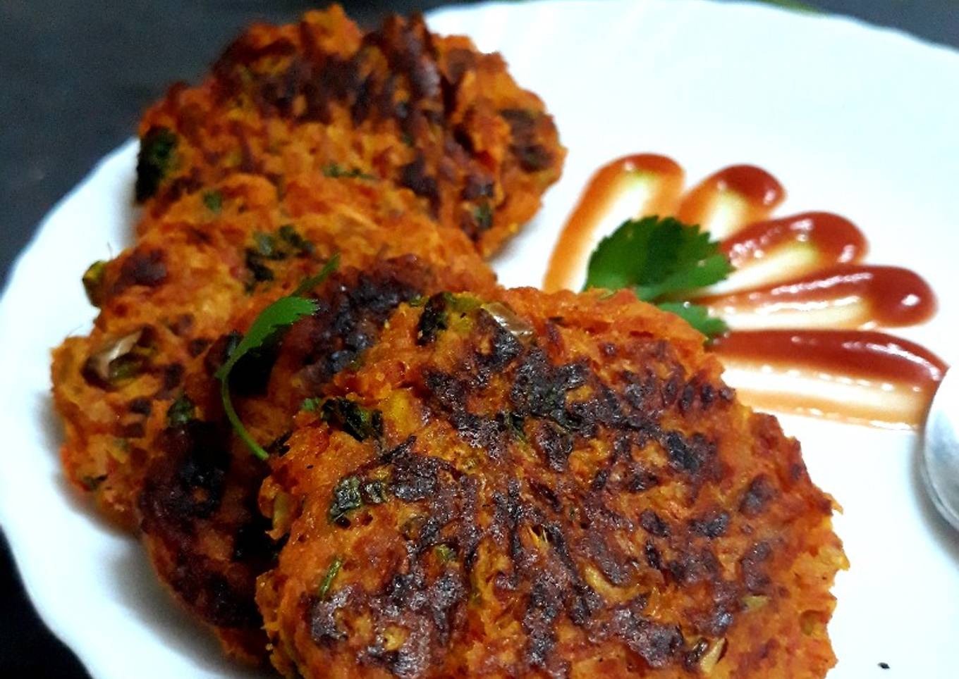 Carrot pancakes