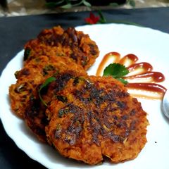 A picture of Carrot pancakes.