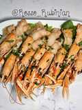 Scampi lardiati (lardellati)