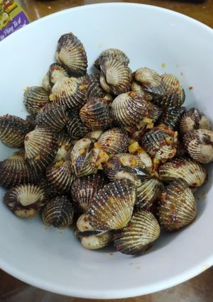 Hình của món Sò huyết bơ tỏi.