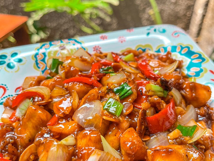 Langkah Mudah untuk Menyiapkan Chicken kungpao yang Lezat Sekali