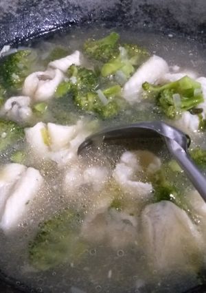 Foto resep Sup kakap brokoli