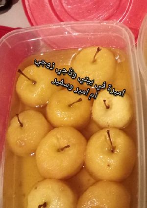صورة لوصفة الاحتفاظ بالتفاح
