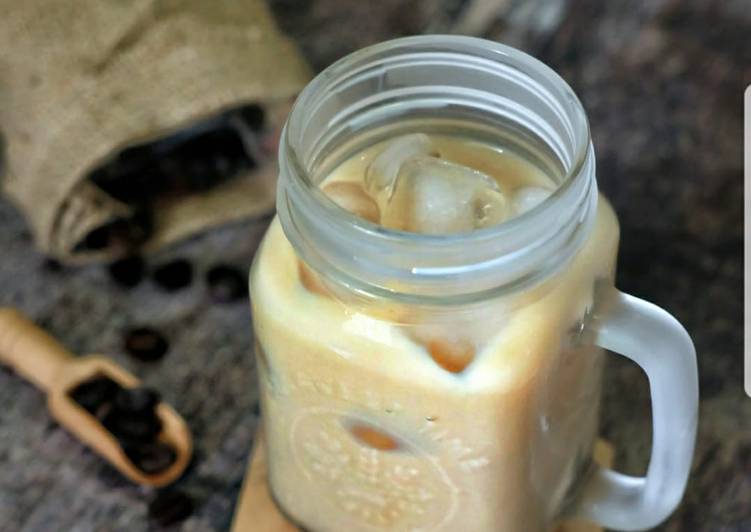 Resep Es Kopi Susu (Eskosu) Kekinian Cepat