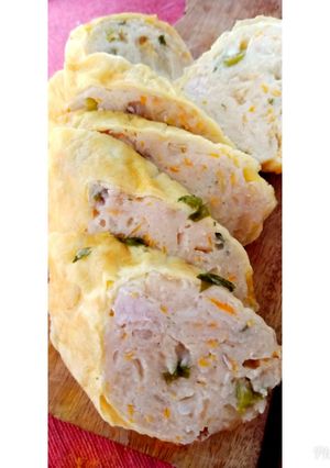 Foto resep Chicken tofu egg roll
