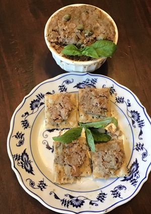 A picture of California Farm Fresh Truffle Liver pate.