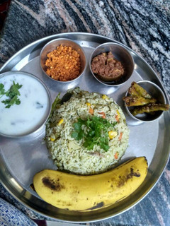 A picture of Mix veg minty pulav.