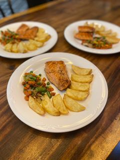 Foto resep Black Pepper Salmon Steak