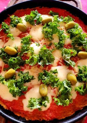 Una foto de Pizza de zanahoria