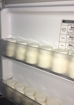 Hình của món Yaourt phô mai.