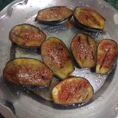 A picture of Fried Baigan(Brinjal).
