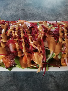 A picture of Grilled butternut Salad.