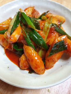 辣炒甜不辣 的食譜成品照片