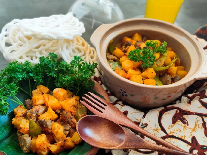 Cara Gampang Menyiapkan Resep Sambal Goreng Kentang Ati yang Lezat Anti Ribet, Lezat Sekali