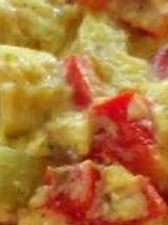 Une photo de Estouffade de concombre au curry