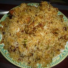 Mutton biryani A picture of Mutton biryani.