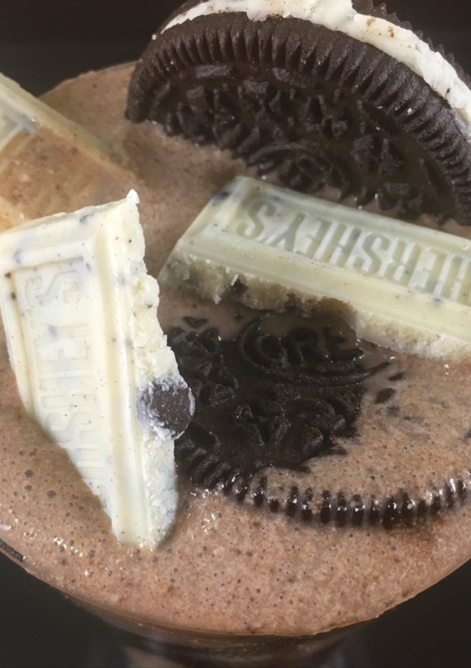 Una foto de Merengada de Oreo y Hersheys