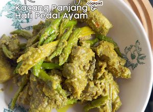 Gambar Rendang Kacang Panjang & Hati Pedal Ayam