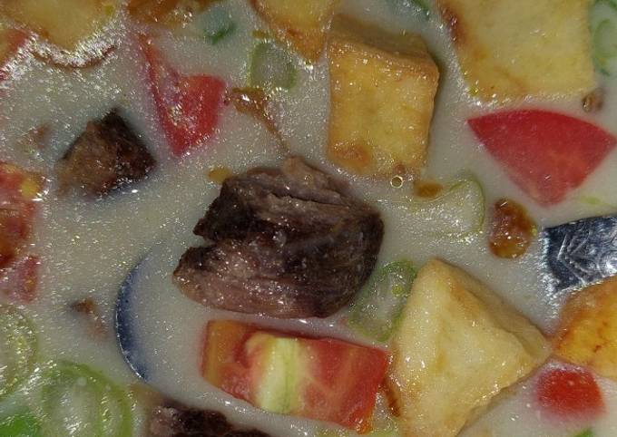 Soto Betawi Sehat Tanpa Santan & Daging Crispy