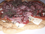 Pizza de pan nube"Sin harinas"
