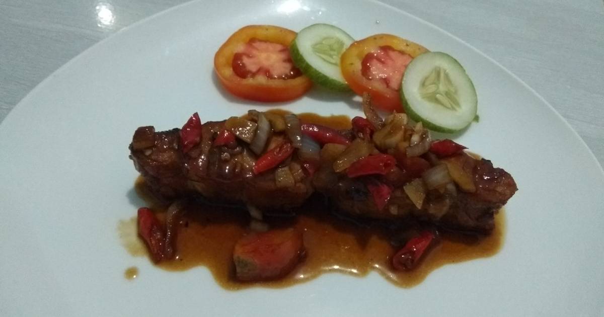 Resep Grilled Tuna With Black Pepper Sauce Oleh Ery S Yuniar Cookpad