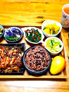日式照燒雞腿排套餐（創意料理） 的食譜成品照片