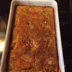 A picture of Pineapple Cobbler.