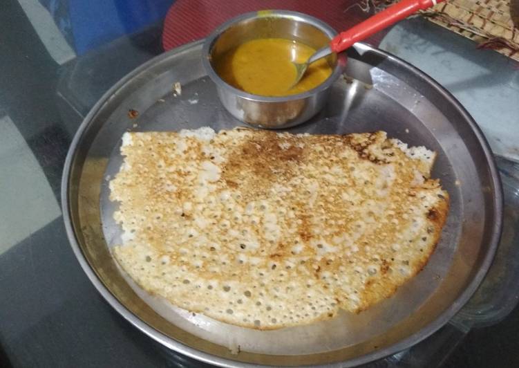 Sambhar Dosa(both zero oil)