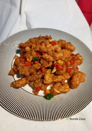 Foto resep Ayam Popcorn Pedas Manis