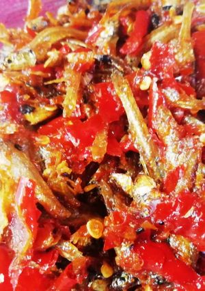 Foto resep Teri kering balado