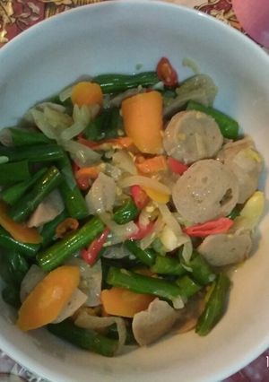 Foto resep Tumis buncis bakso
