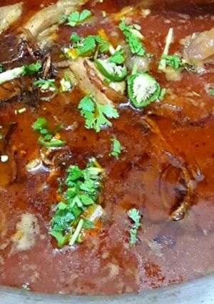 A picture of Delhi nihari.