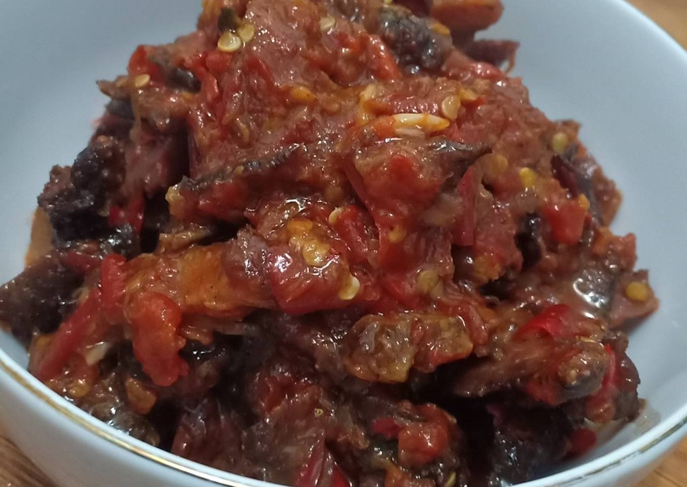 Balado Dendeng Babi