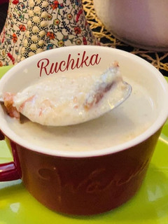 A picture of Dates and Nuts Daliya Kheer.