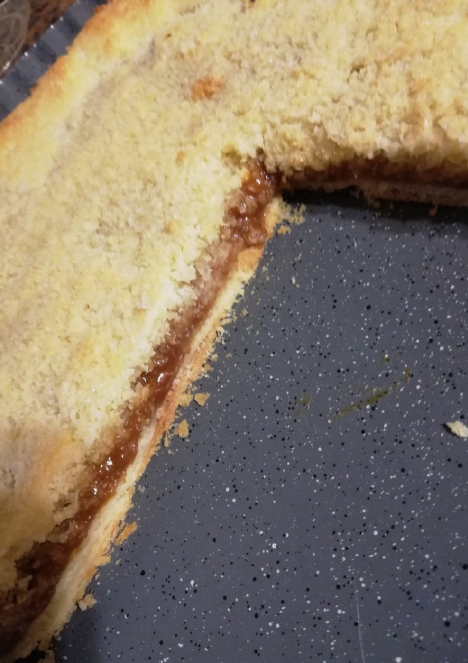 Una foto de Torta de coco y dulce de leche (fácil)