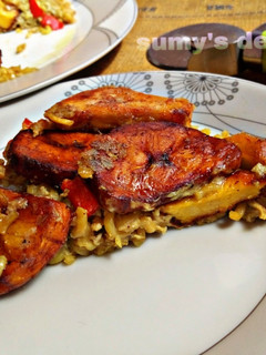 A picture of Plantain frittata.