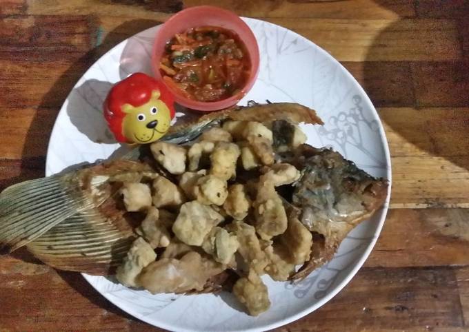 Resep: Ikan Gurame Goreng Tepung Saos Tiram Bahan Sederhana